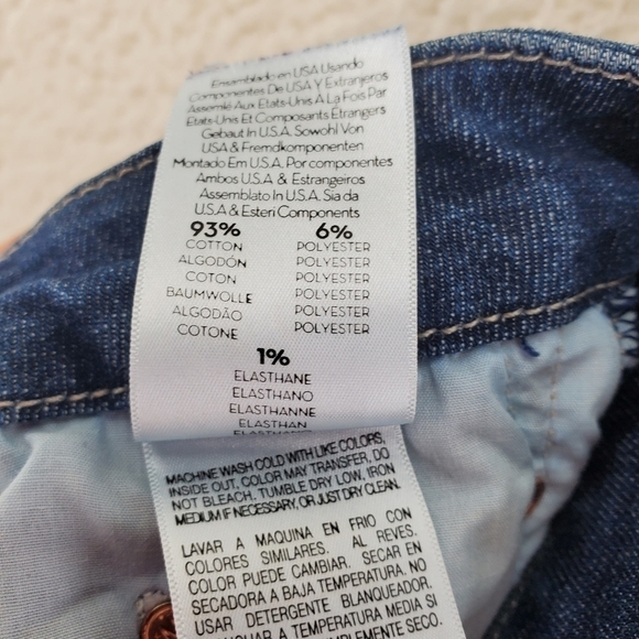 Mother Blue Jeans Looker Clean Sweep 26 (27)x29 Stretchy Skinny Ankle Distressed - Picture 11 of 16